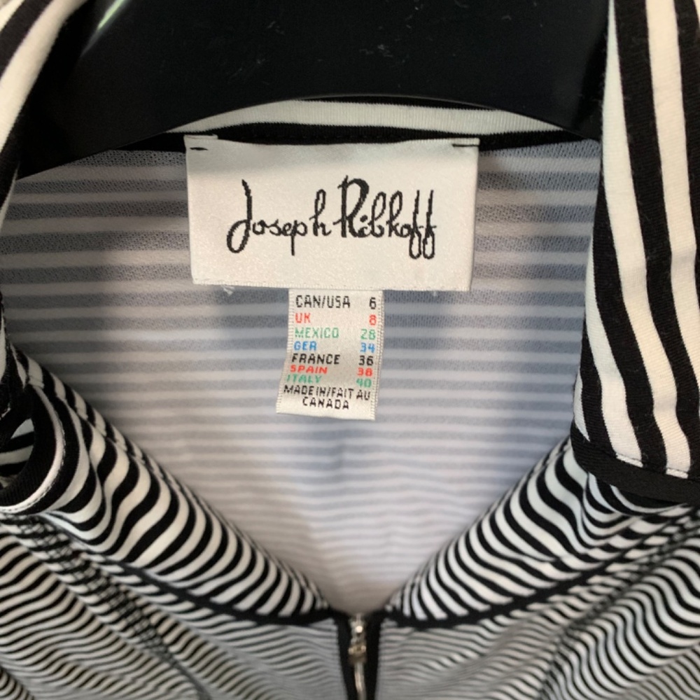 Joseph Ribkoff, black/white jacket - Picture 2 of 3